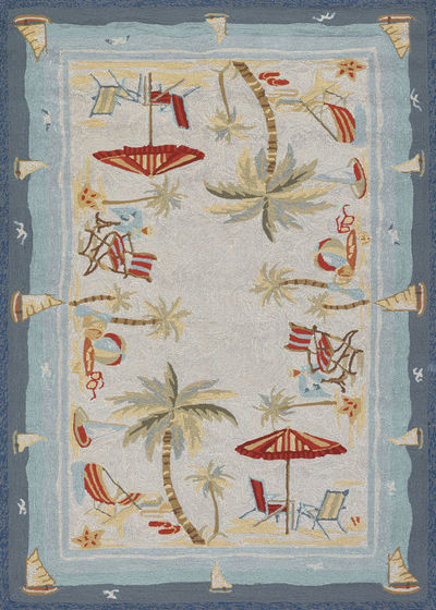 Outdoor Escape Pacific Heights Ocean Area Rug