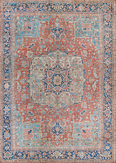 Pasha Heriz Ruby Area Rug