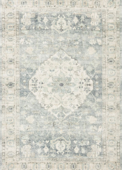 Rosette ROS-07 Denim/Fog Area Rug