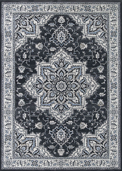 Sultan Treasures Harish Charcoal Area Rug