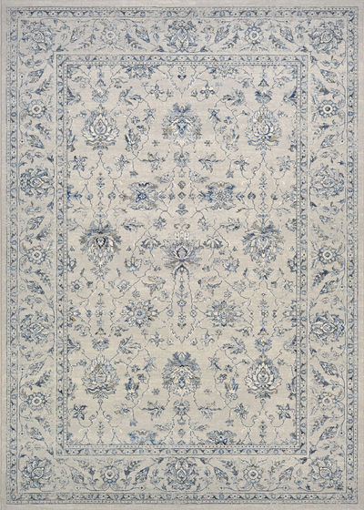 Sultan Treasures All Over Mashhad Grey Area Rug