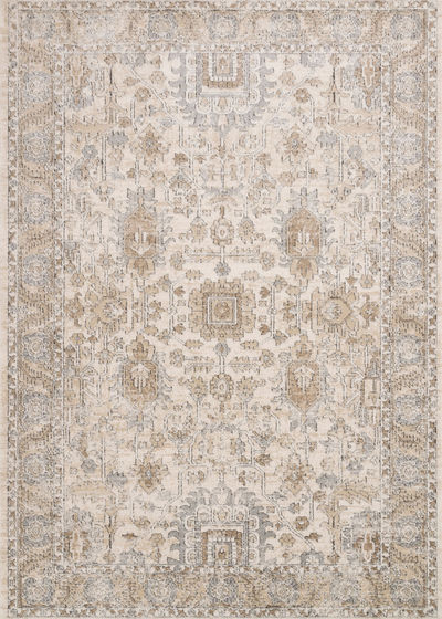 Teagan TEA-03 Ivory/Sand Area Rug