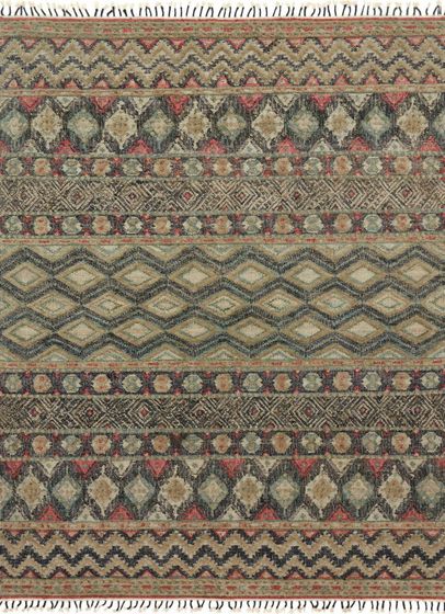 Owen OW-03 Indigo/Sage Area Rug