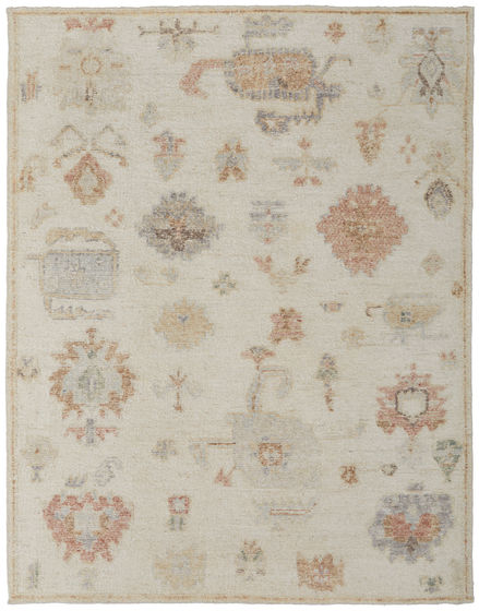 Grafton 69FLF Ivory/Orange/Gray Rug