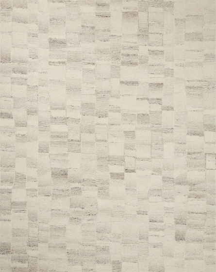 Rocky ROC-01 Ivory/Silver Area Rug