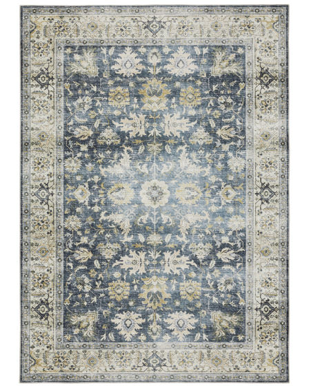 Charleston cha09 Blue/Gold Area Rug