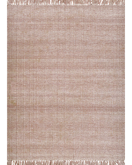 Ascot Windowpane Rose 8'x10' Area Rug