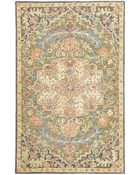 Alfresco 28401 Blue/Green Area Rug