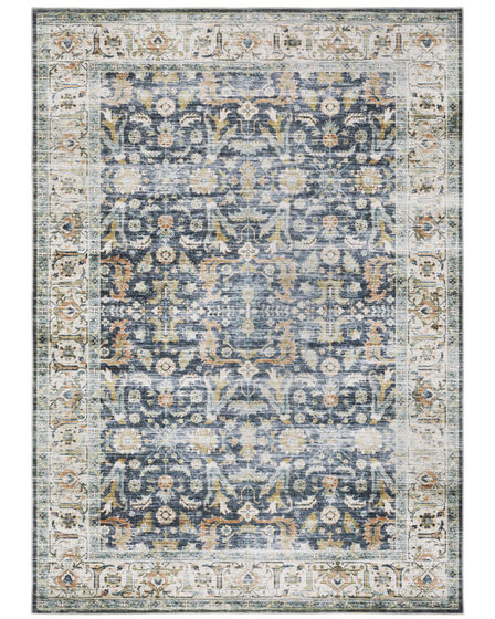 Charleston cha05 Blue/Gold Area Rug