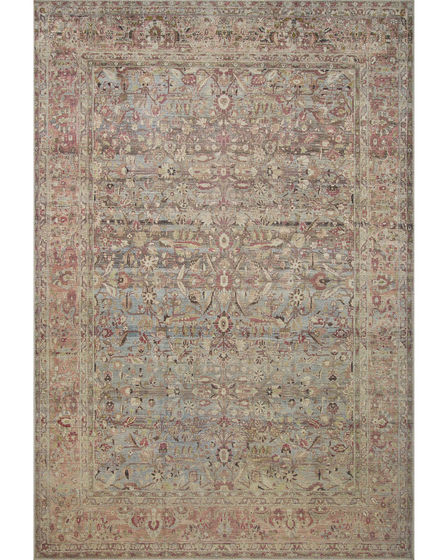 Adrian ADR-06 Ocean/Clay Area Rug