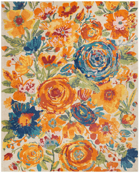 Allur ALR07 Ivory Multicolor Area Rug