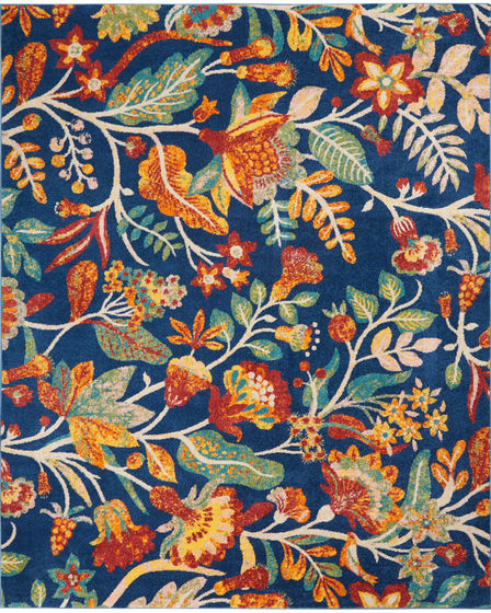 Allur ALR09 Navy Multicolor Area Rug