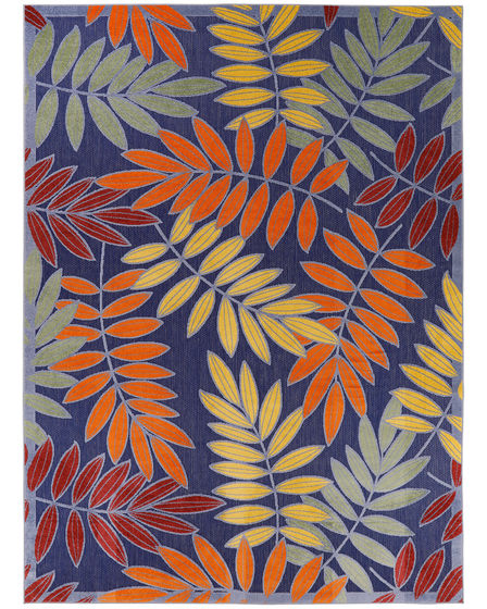Aloha ALH18 Navy Multicolor Area Rug