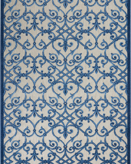 Aloha ALH21 Grey/Blue Area Rug