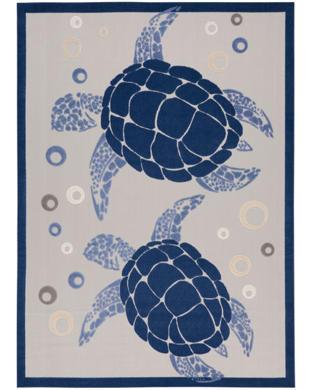Aloha ALH27 Navy Blue Area Rug