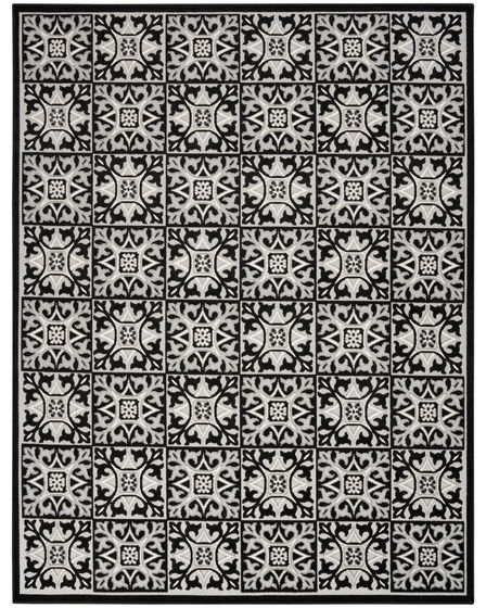 Aloha ALH34 Black White Area Rug