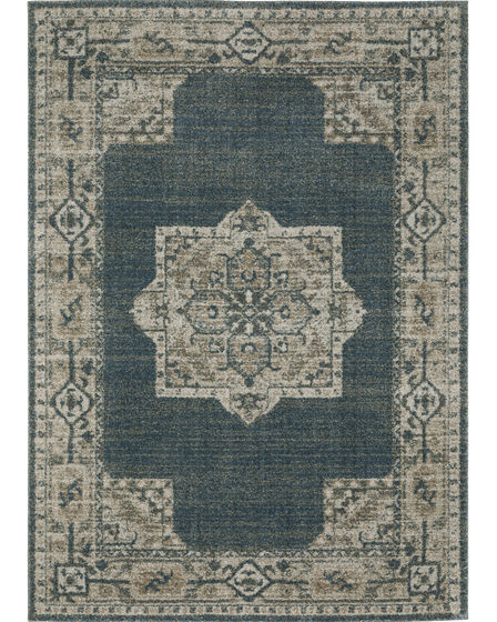 Alton 5501b Blue/Beige Area Rug