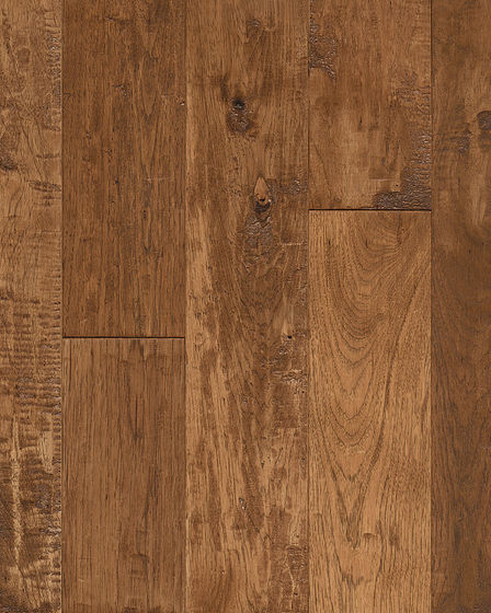 American Scrape 5" Solid Hickory Gold Rush Hardwood
