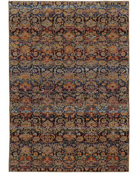Andorra 6836c Multi/Blue Area Rug