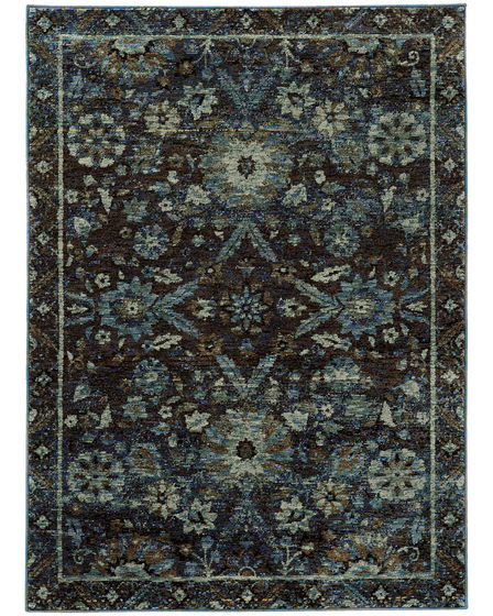 Andorra 7124a Navy/Blue Area Rug
