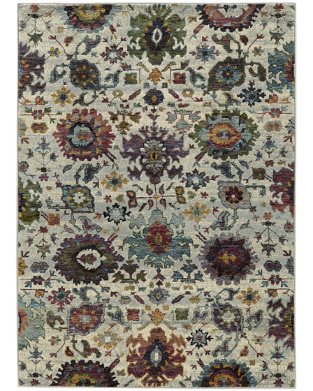 Andorra 7129a Stone/Multi Area Rug