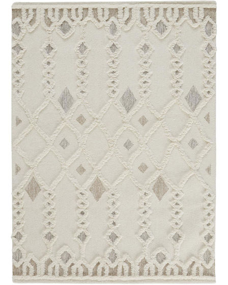 Anica 8011F Ivory/Tan/Silver Area Rug