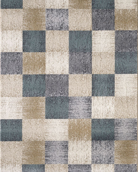 Avalon 5617 Ivory Checkered Area Rug