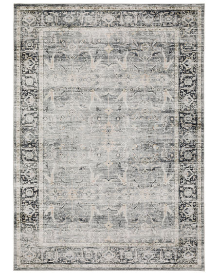 Charleston cha07 Charcoal/Grey Area Rug