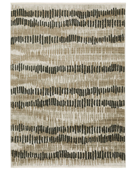 Bauer 8120d Beige/Charcoal Area Rug
