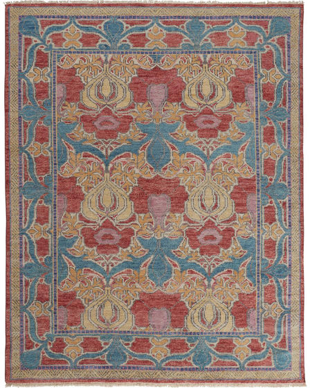 Beall 6633F Blue/Red/Yellow Rug
