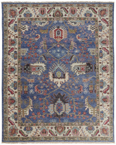 Beall 6708F Blue/Red Area Rug