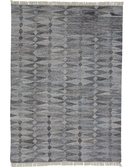 Beckett 0814F Gray/Silver/Ivory Area Rug