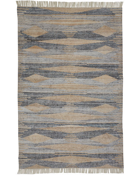 Beckett 0815F Gray/Tan/Silver Area Rug