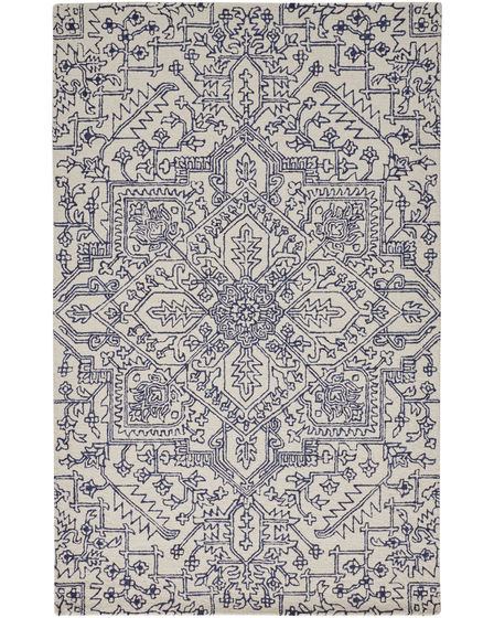 Belfort 8778F Ivory/Blue Area Rug