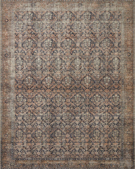Billie BIL-01 Ink/Salmon Area Rug