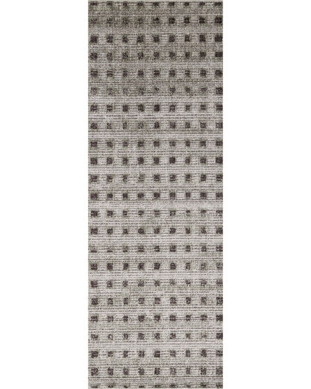 Bleecker BLE-06 Silver/Charcoal 2'7"x10'0" Runner Rug