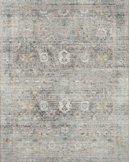Bonney BNY-06 Teal/Gold Area Rug