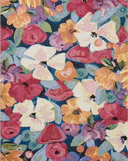 Botanical BOT-02 Navy/Multi Area Rug