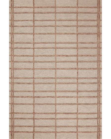 Bradley BRL-04 Rose/Blush Area Rug
