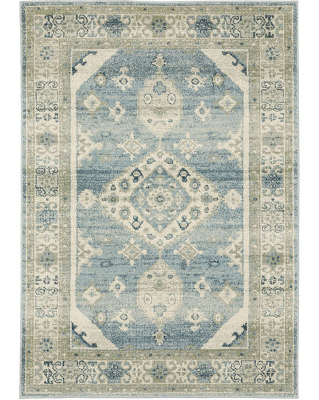 Branson br03a Blue/Beige Area Rug