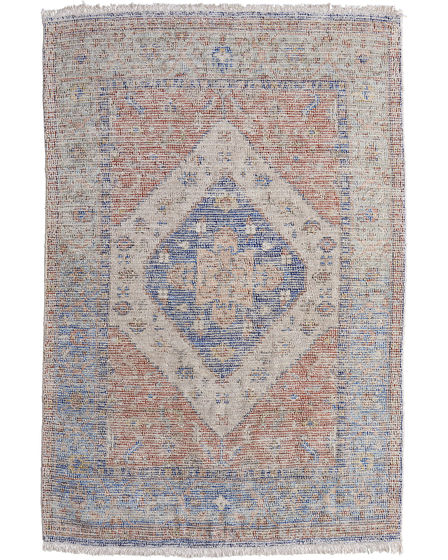 Caldwell 8127F Ivory/Blue/Red Area Rug