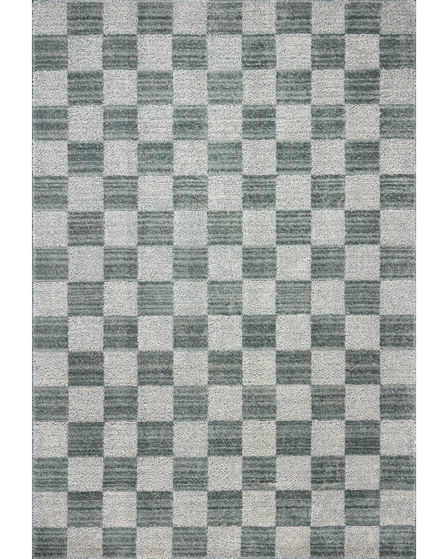 Calvin CLV-01 Blue/Ivory 2'3"x3'10" Area Rug