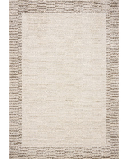 Calvin CLV-04 Ivory/Pebble 2'3"x3'10" Area Rug