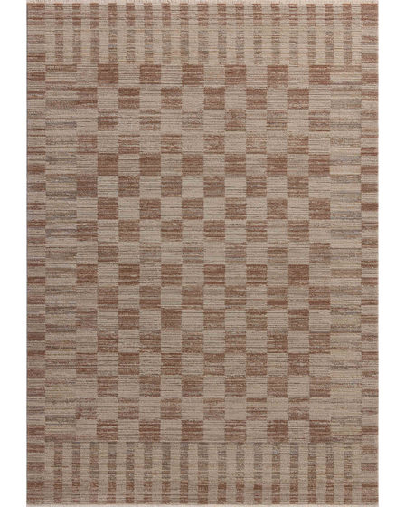 Cali CIL-06 Brick/Natural Area Rug