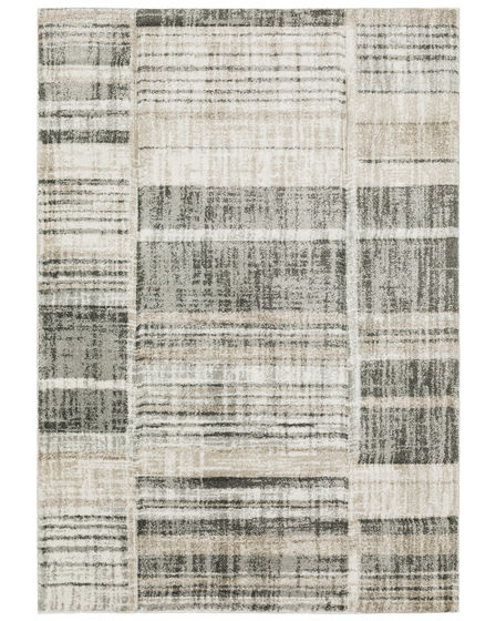 Cambria 55x Beige/Charcoal Area Rug