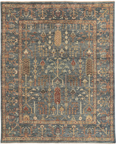 Carrington 6499F Blue/Red/Gold Area Rug