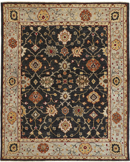 Carrington 6500F Black/Gold/Gray Area Rug
