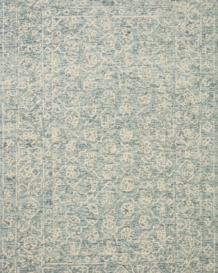 Cecelia CEC-01 Ocean/Ivory Area Rug
