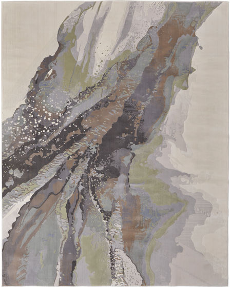 Clio 39K2F Green/Purple/Ivory Rug