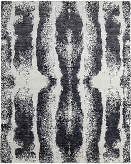 Coda 8930F Black/White Area Rug